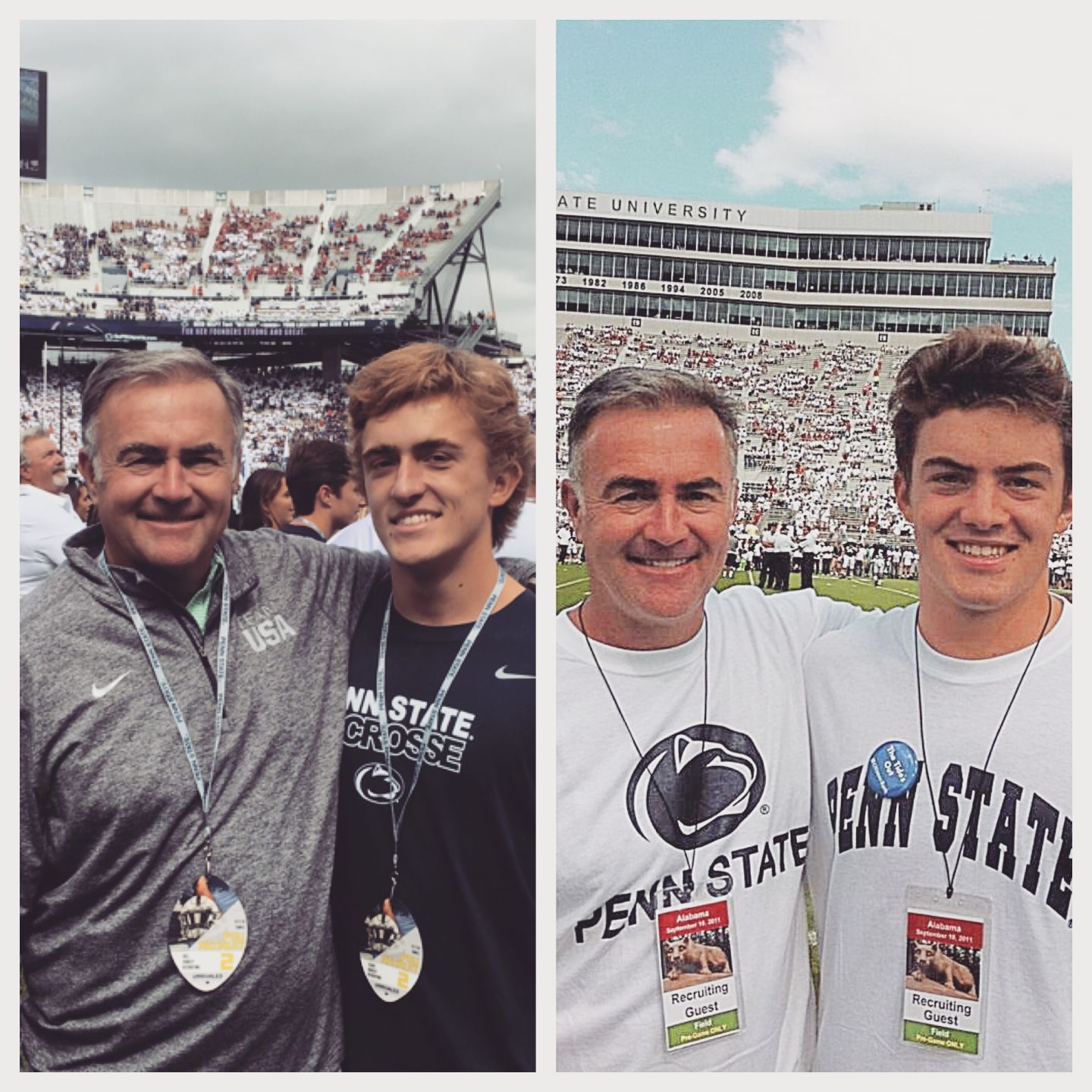 Teddy and Connor Darcey recruiting trips